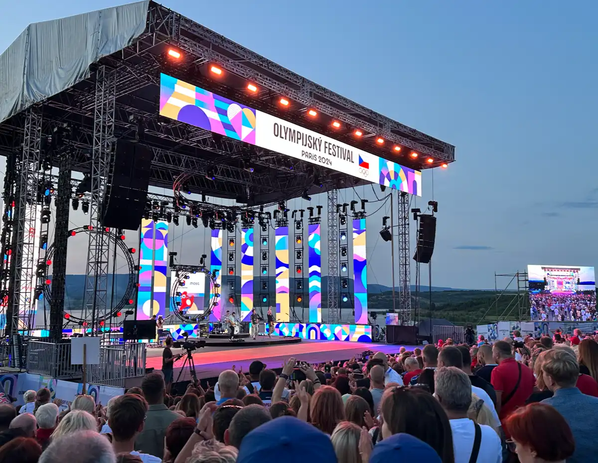 Stage OF - olympijské městečko 2024 u jezera Most