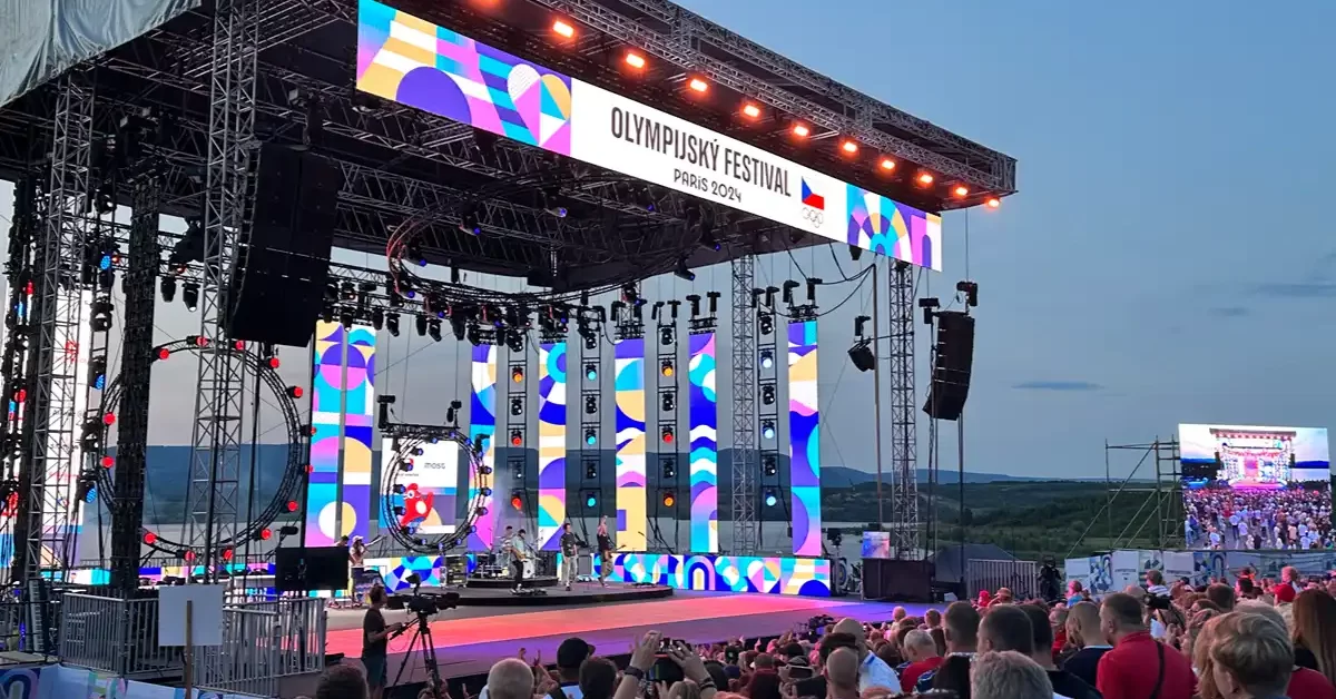 Stage OF - olympijské městečko 2024 u jezera Most